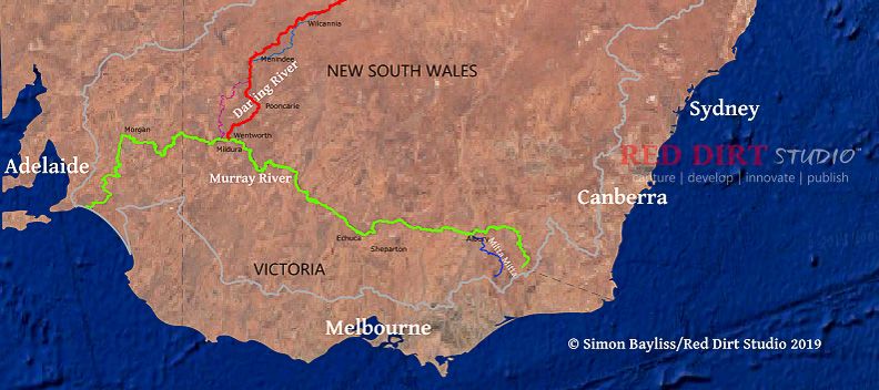 Mitta Mitta River - Murray River Catchment - Murray Darling Basin.