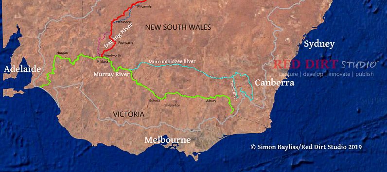 Murrumbidgee River - Murray River Catchment - Murray Darling Basin.