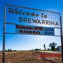 Brewarrina Road Sign, Outback NSW, Australia