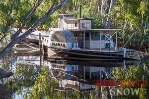 Drive Melbourne to Broken Hill via Echuca - Pictured is the PS Barmah on the Murray River Echuca NSW Australia 56