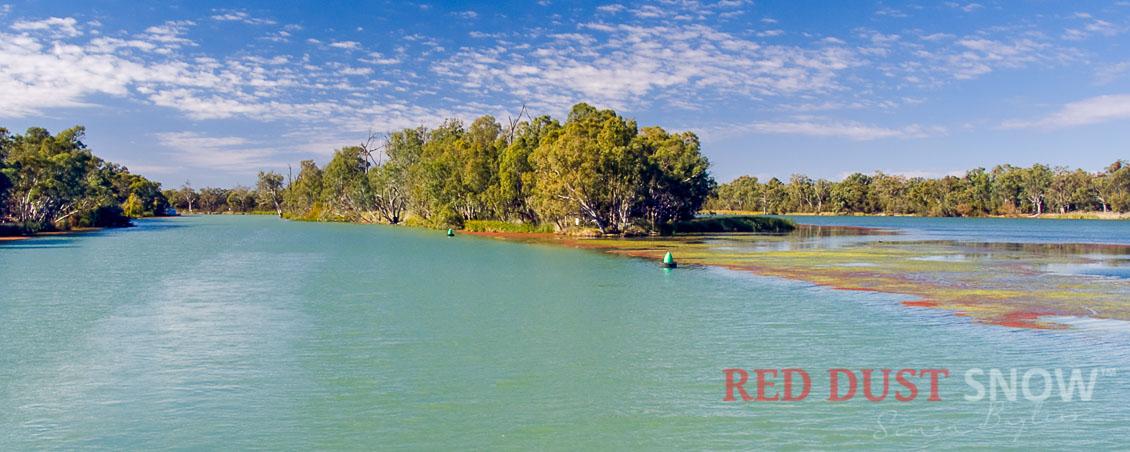 The Darling River Run - The confluence of the Darling River and Murray River at Wentworth, Outback NSW, Australia. Simon Bayliss