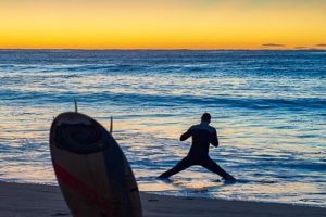 Manly beach morning surf