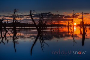 Lake Hume Sunset, Upper Murray River