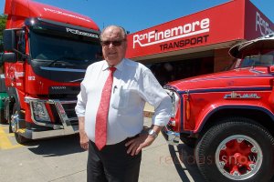 Ron Finemore, owner of Ron Finemore Transport