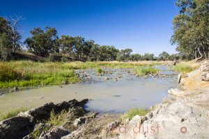 Brewarrina Fish Traps Darling River Outback NSW