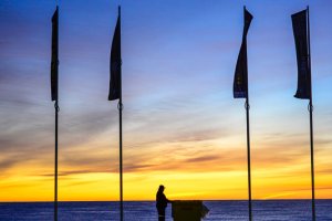 Manly Sunrise silhouette