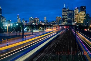 Melbourne &amp; Railyards by Night 2
