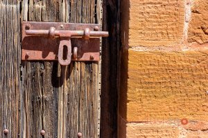 Jail Door Milparinka Outback NSW